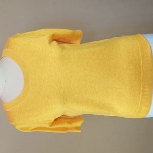 J. Crew gold short sleeve top